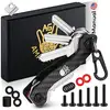 Folding Compact Organizer Keychain Carbon Fiber key holder