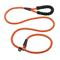 

Braided Pet British Style Dog Slip Lead,Dog P Leash With Soft Handle,Choke Training Lead Made Of Nylon PP Rope Material