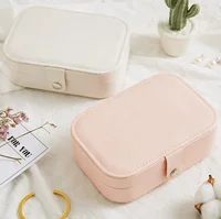 

New Arrival Portable Jewellery Box Women Lady Travel Packaging Storage Box Organizer Makeup Case Hot Jewellery Display Box