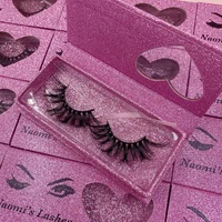 

Ceate your own brand private label eyelash box 3d mink lash free 25mm false eyelashes samples custom bling lashes box vendor