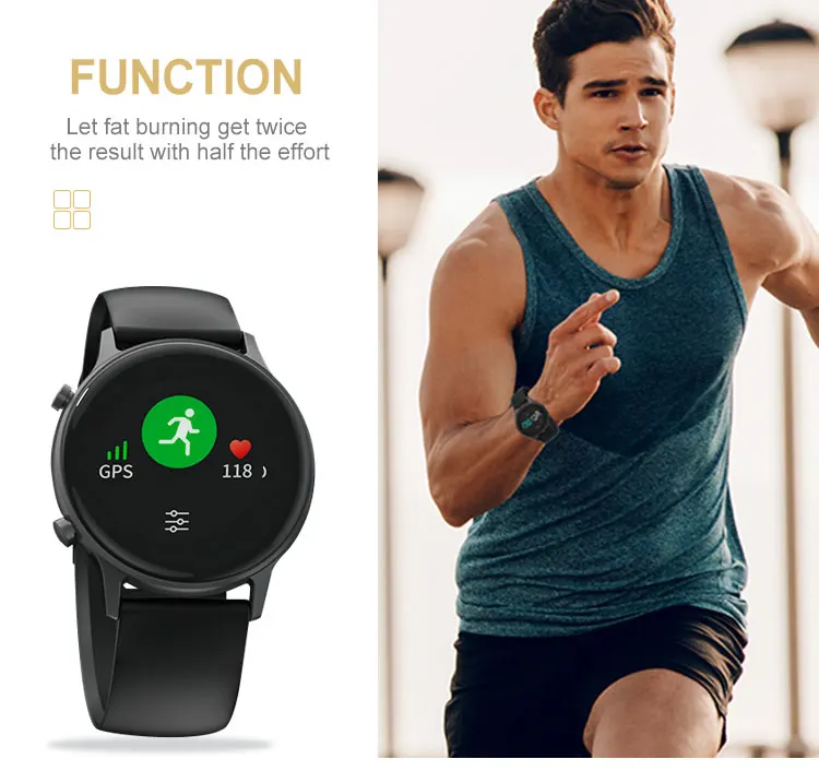 

Round Touch Screen Bracelet Waterproof Smart Watch