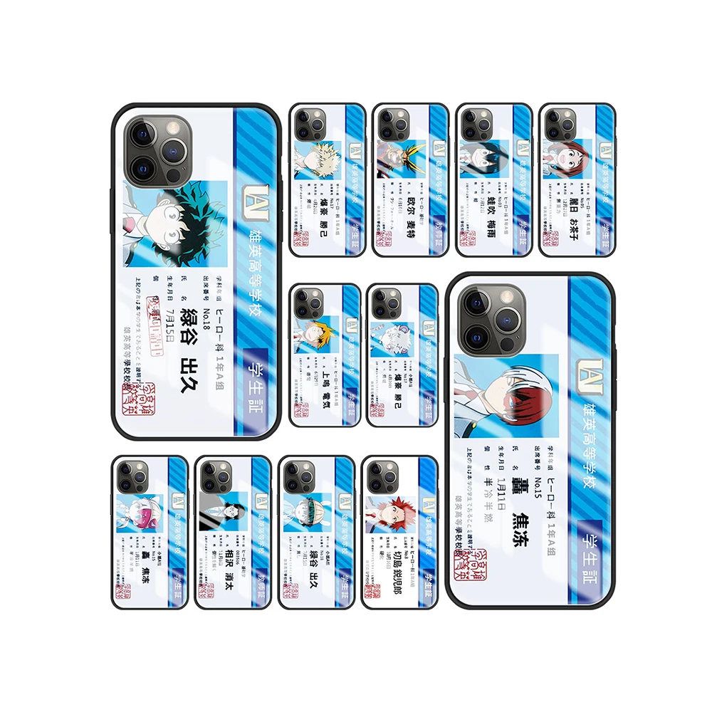 Academy Id Card Uv Print Glass Hard Plastic Phone Case For Iphone 12 11 Glossy Mobile Case Buy Academy Id Card Phone Case Customized Uv Printing Case Phone For Iphone 12 11 Glossy