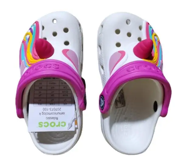 

2021 China Wholesale Original Factory women Croc Clogs EVA Cartoon Clogs Sandal for children beach walking sandals for kids, Customized color