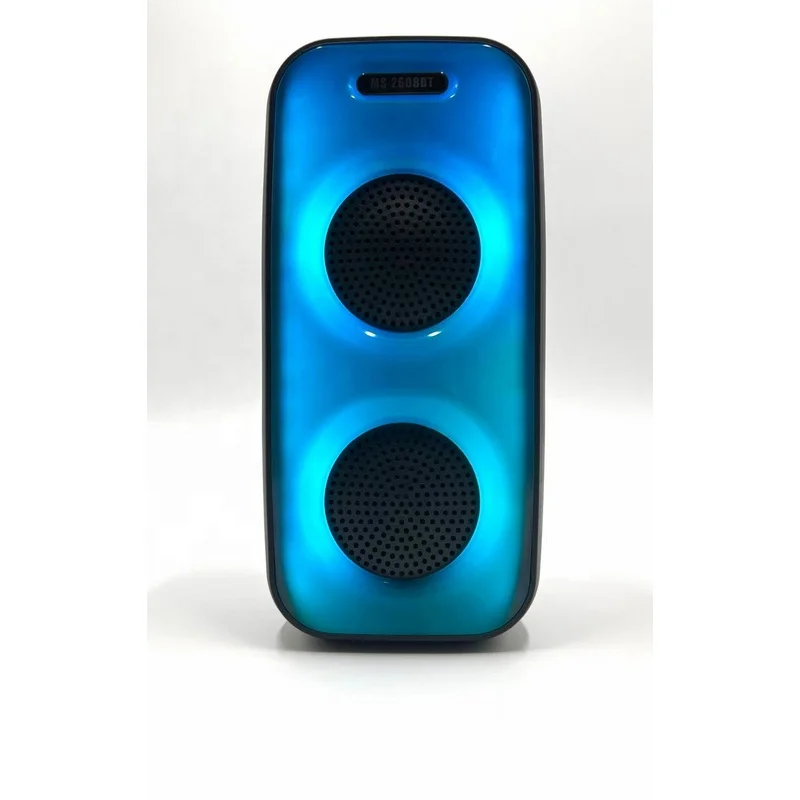 

MS-2608 Latest Speaker Box Double 3 Inch Horn Bass Speaker With Coloured Lights