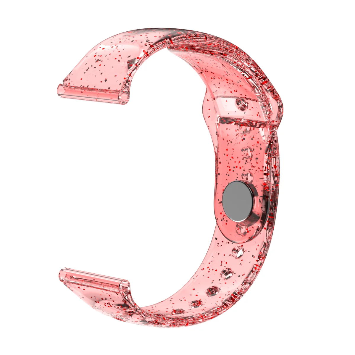 

Clear TPU Glittering Replacement Watch Band Wrist Straps For Apple Watch Series 3 4 5 6/SE 38mm 40mm 42mm 44mm, Multi-color optional