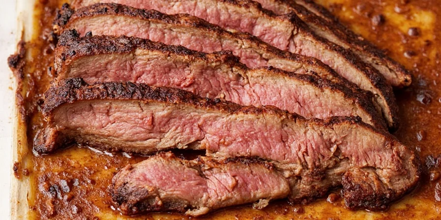 Raw Brisket on Cutting Board