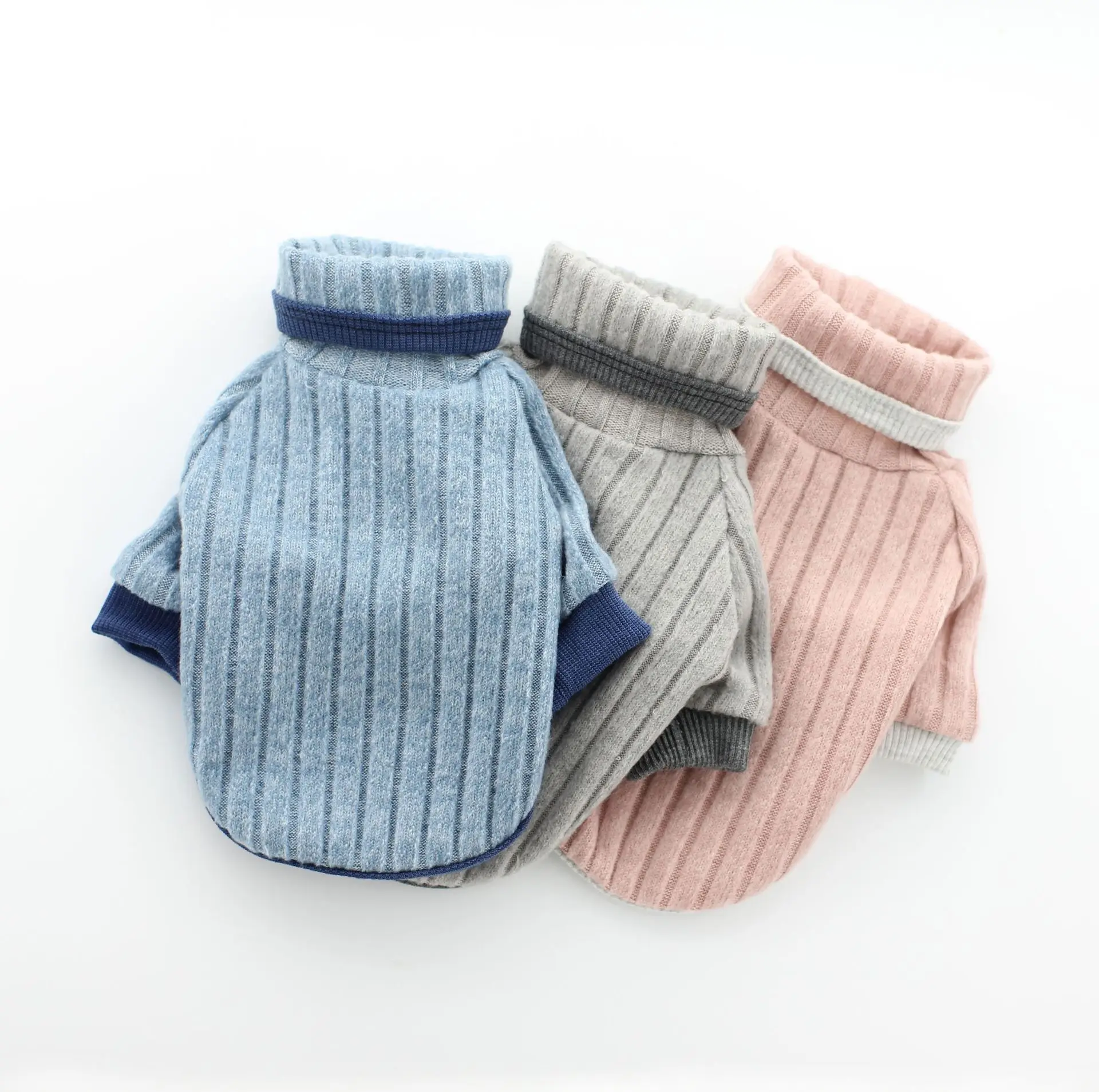 

Hot sale popular new puppy turtleneck sweater bottoming shirt autumn and winter warm pet clothes