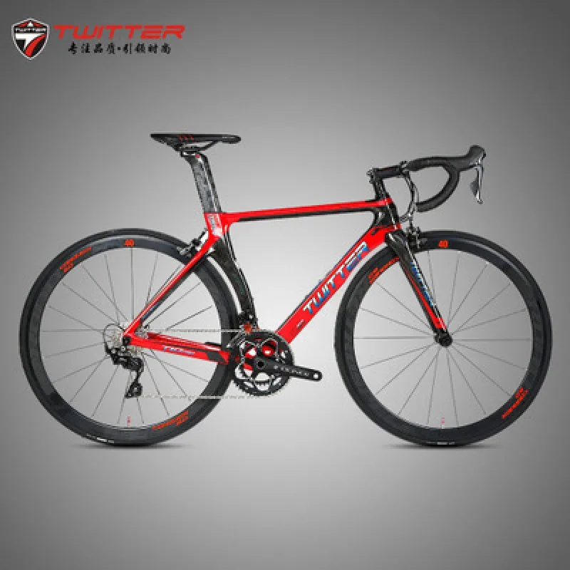 

Hot Sale Wholesale TWITTER T10 PRO-C Brake SHIMANO 105/R7000-22S Carbon Fiber 18K Road Bike