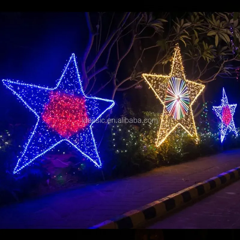 Outdoor 2d Led Rope Light Animated Waving Santa Running Flying Reindeer Sleigh For Commercial