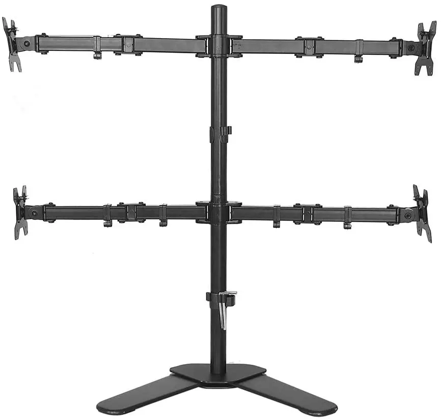 
Quad Desk Monitor Mount with Adjustable Monitor Arm for Computer Monitor 13