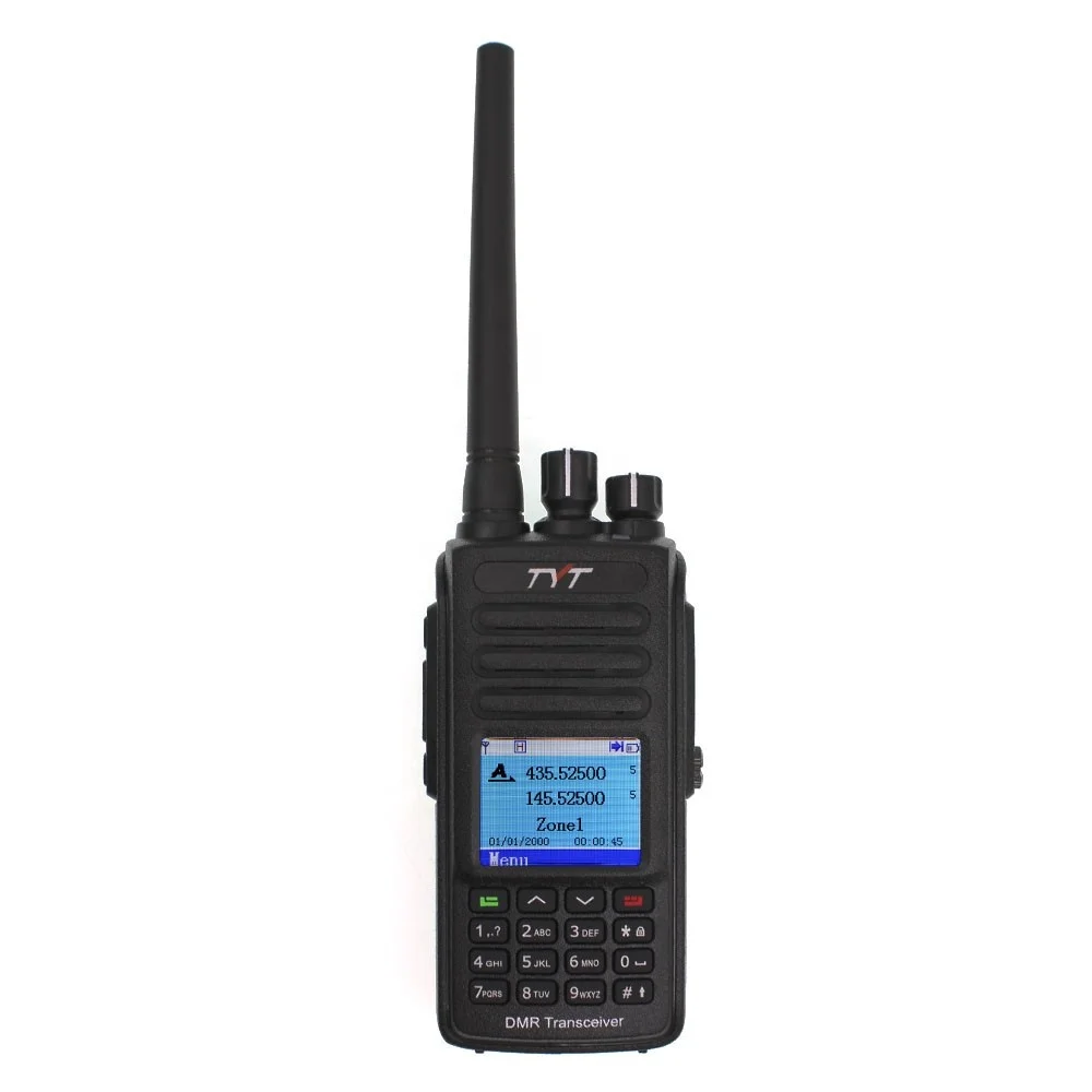 

TYT MD-UV390 DMR Digital Walkie Talkie dmr IP67 Waterproof Dual Band UV transceiver GPS and USB cable Optional tyt md-uv390