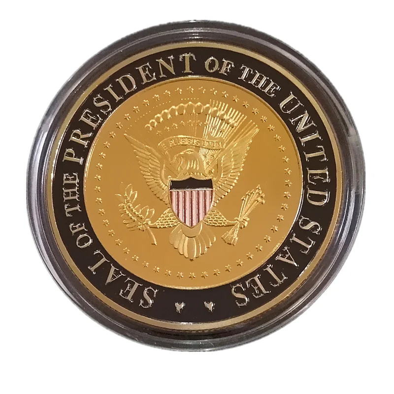 

Amazon Hot Selling President Coin Plated Gold Country Characters Coins for Souvenir
