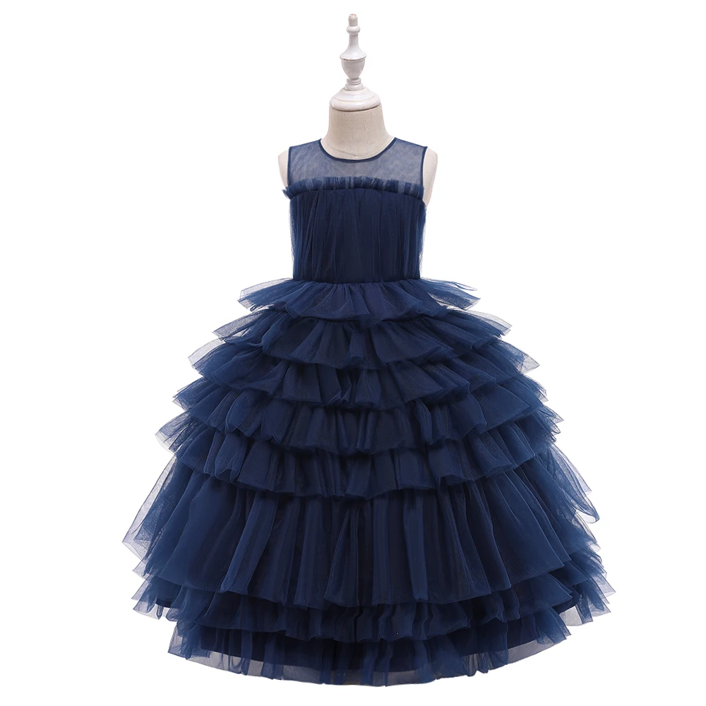 

MQATZ Wholesale Sleeveless Wedding Gown Flower Girl Tulle Dresses Kids Birthday Evening Party Dress Tutu Dress