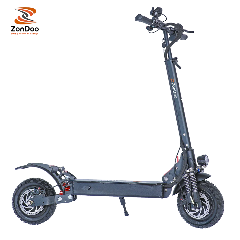 

EU warehouse off road electric scooter 10inch/52V/28.8AH dual motor ZonDoo ZU04 Pro electric motorcycle with seat for adults