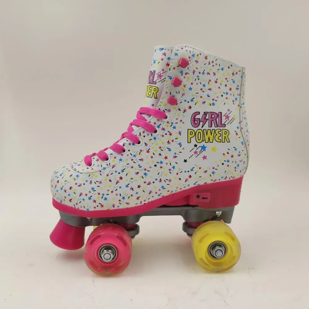 

Outdoor quad roller skates with PVC wheel
