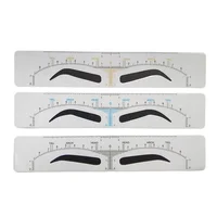 

Private Label Disposable Eyebrow Shapes Stencil Template Sticky Ruler PMU Supplies Plastic Microblading Measuring Sticker Tool