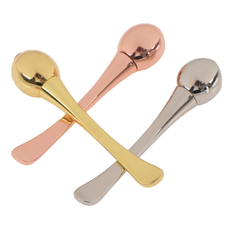 

Metal Eye Cream Massage Sticks Applicator Stick Eye Cream Spoon Mental Eye Stick, Gold/rose gold/silver