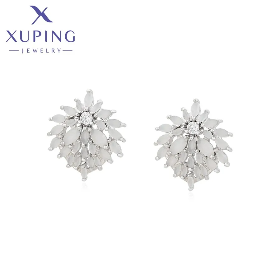 

C000014318 Xuping jewelry Fashion and exquisite platinum plated luxury design jewelry earrings ladies earrings