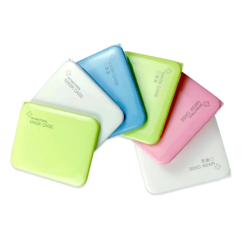 

N95 mask storage box ready to ship, Green, whilte, yellow,and so on