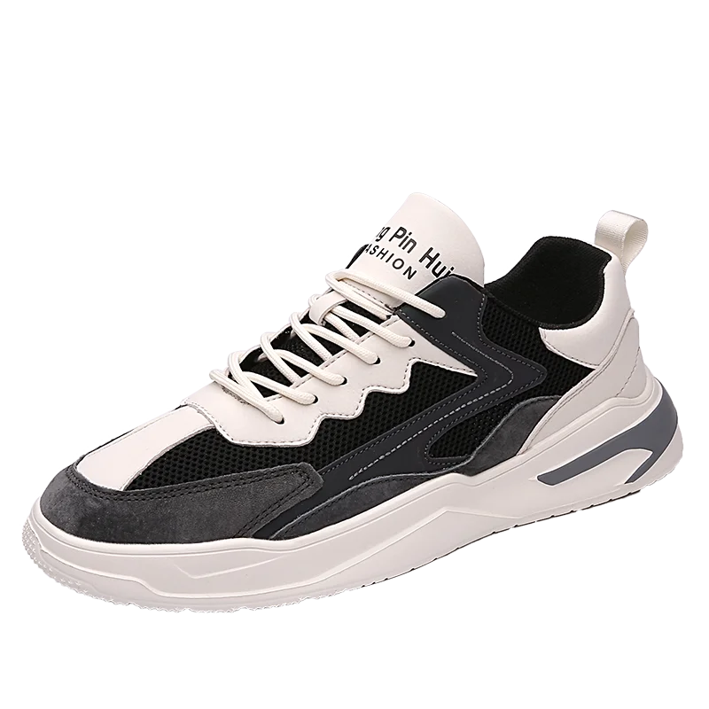 

New Fashion Men Casual Shoes Young Men Sports Skateboard Shoes Sneakers Flat Running Shoes, 2 colors
