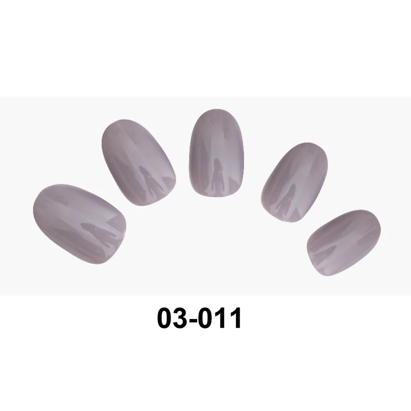 

Fashion pure color matte nails simple casual fake nails, Pink,red,chocolate