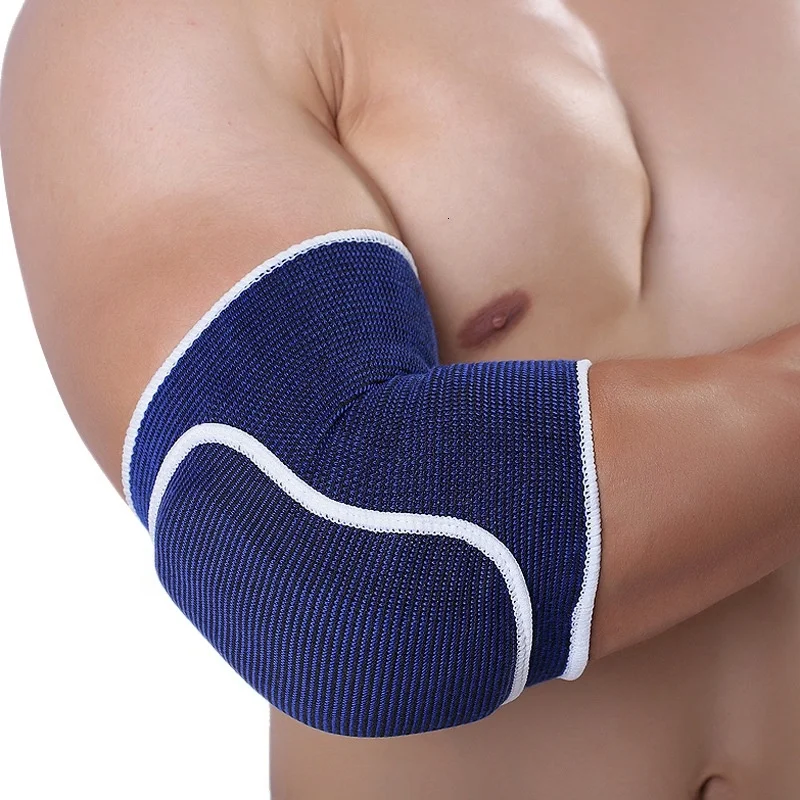

Sponge Thick Elbow Pads Elastic Arm Support Protector, Black, blue, beige