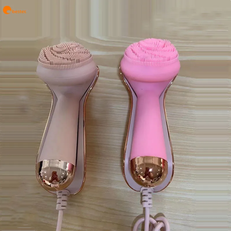 

Mini Electric Silicone Face Cleaning Brush Washing Machine Waterproof Deeply Cleansing Tools, Pink
