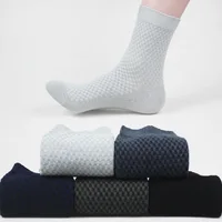 

High Quality 100% Bamboo Socks Custom For Men Navy Wholesale Bamboo Socks Men