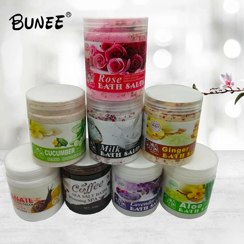 

Wholesale Private Label Sea Salt Bath Whitening Face And Body Scrub