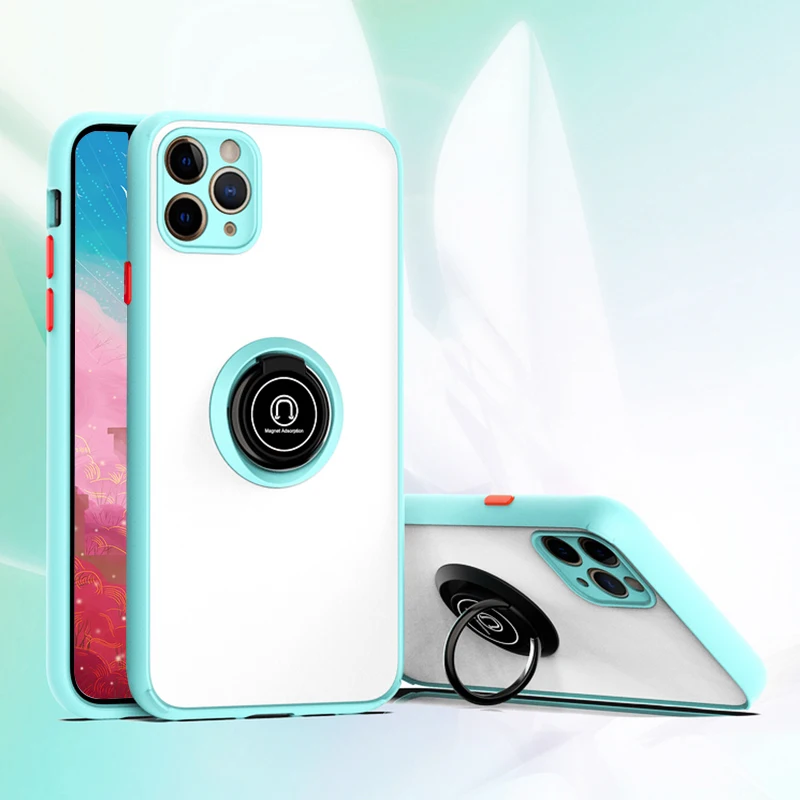 

2021 new Protective Shell Imd Marble Soft Tpu phone case Back Cover With Ring Holder for iphone 13 12 11 Pro Max, Multi