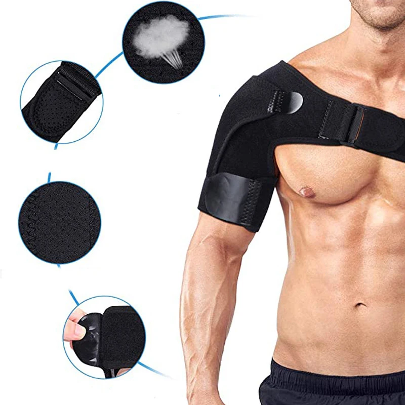 

The new listing Custom LOGO Sports Shoulder Protection Outdoor Fitness Support Adjustable Compression Bandage Shoulder Pad