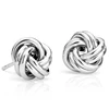 925 sterling silver earrings hot selling jewelry simple knot stud earrings for women fashion jewellery 2019