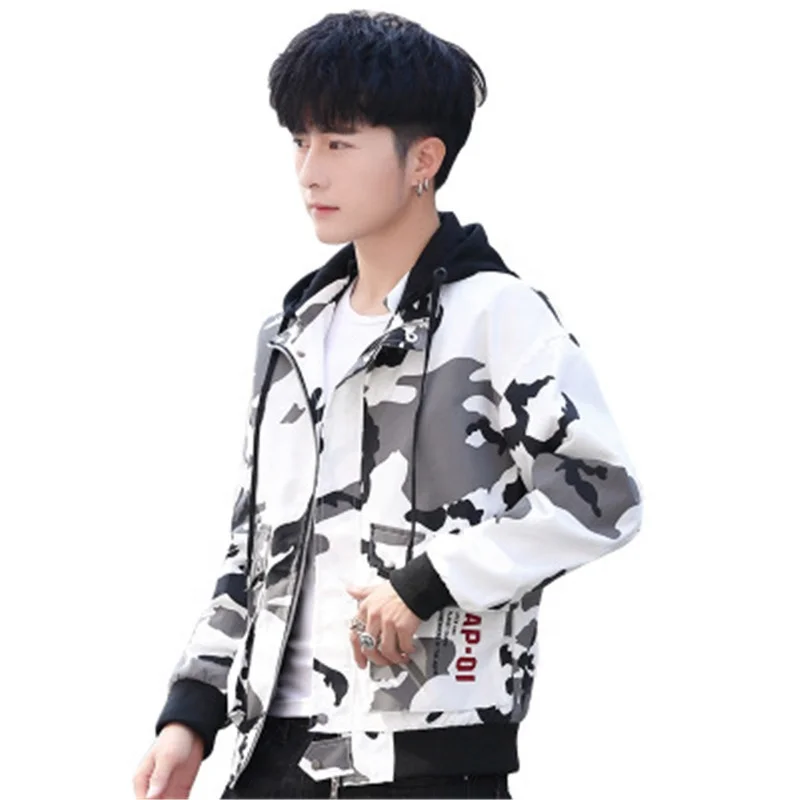 

Spring Autumn Trendy Camouflage Men's Jackets, Khaki/army green