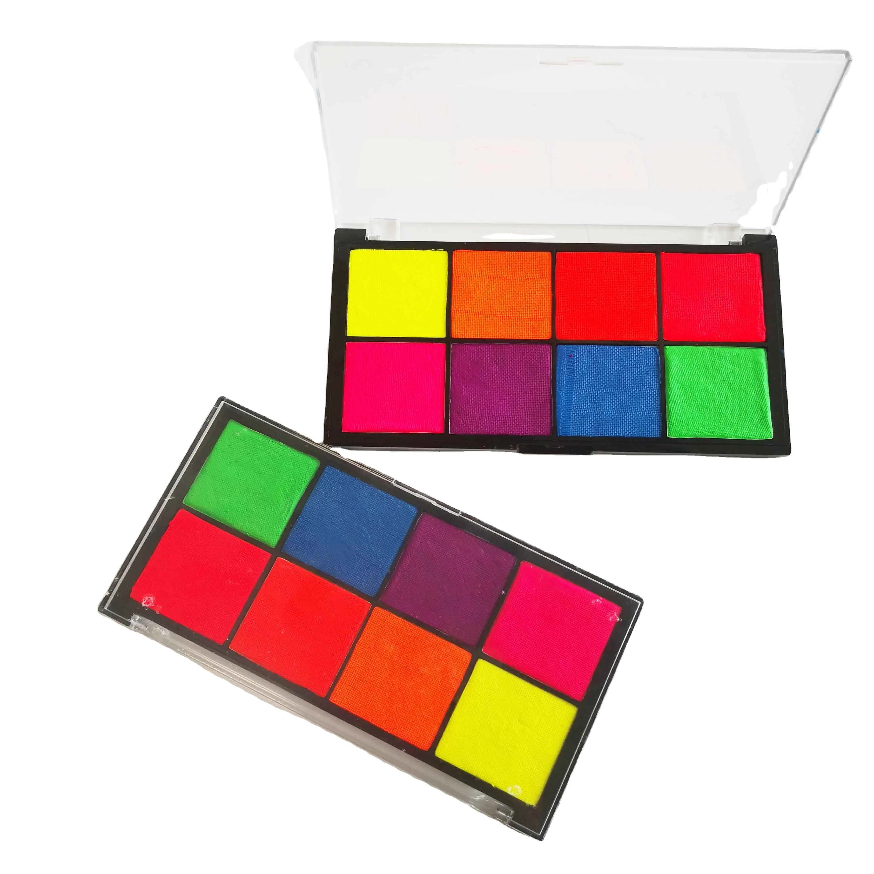 

Limited time promotion 8-color neon face paint non-toxic washable and can customize multi-color body painting, 8 colors,accept customization,moq:50pcs