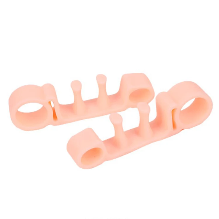 

Manufacture Separators Toe Spreaders Separate and Protect Toe Five Toe Spacers to Separate, Skin tone,white,pink