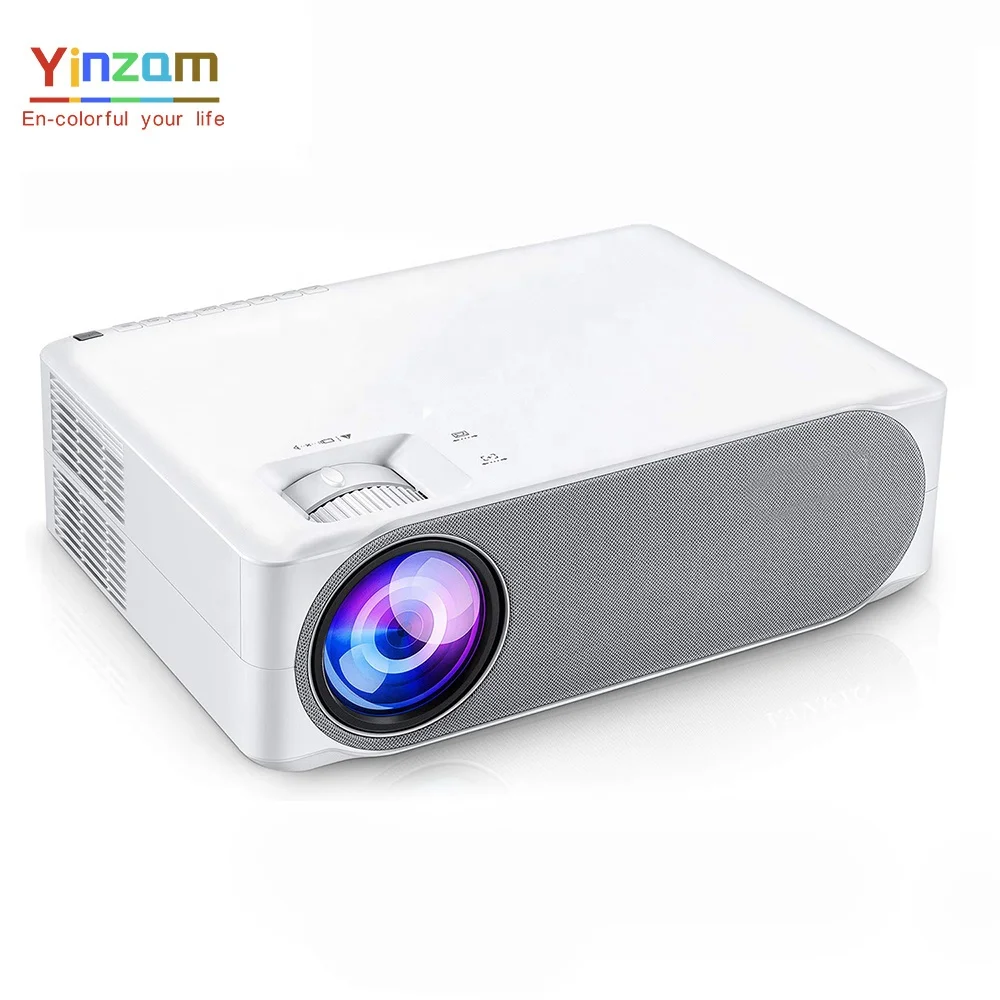 

Yinzam M19 Full HD 1080p Projector Support 4K LED Android Projector For school Cinema, 6000 Lux Multimedia Proyector Video Games