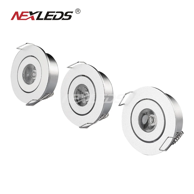 NEXLEDS  Recessed 3W*6PCS mini LED Puck/Cabinet Light recessed spot light
