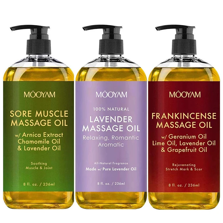 

Wholesale private label natural organic spa oil lavender relaxing anti cellulite massage body oil