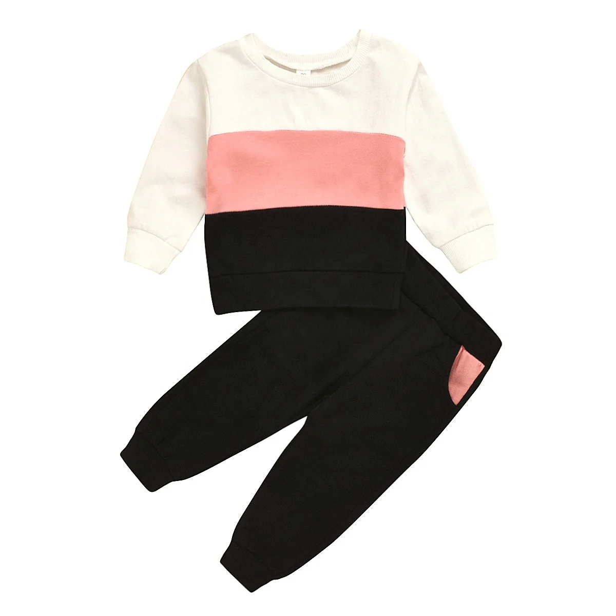 

New Little Boys Girls Clothes Winter Suits For Children Letter Printed Tracksuit Set