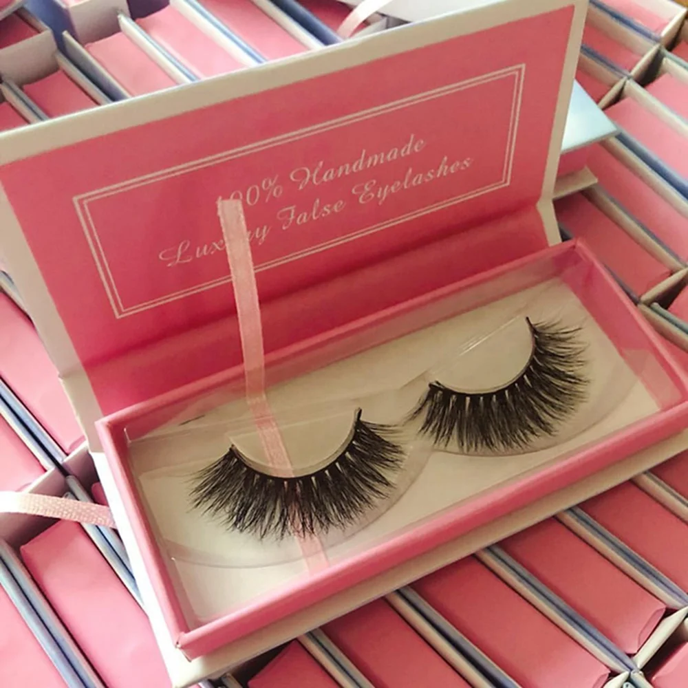 

Free sample Light Weight custom packaging mink eyelash 3d mink lash private label