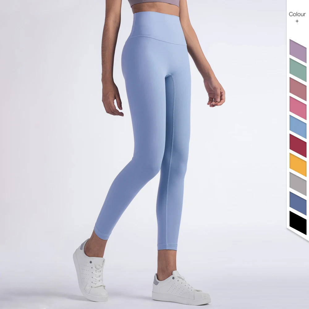 

NEW 80 Nylon 20 Spandex Women Workout Fitness Gym Wear Clothes Yoga Pants Leggings for High V Waisted Nude Feel with Pockets Age