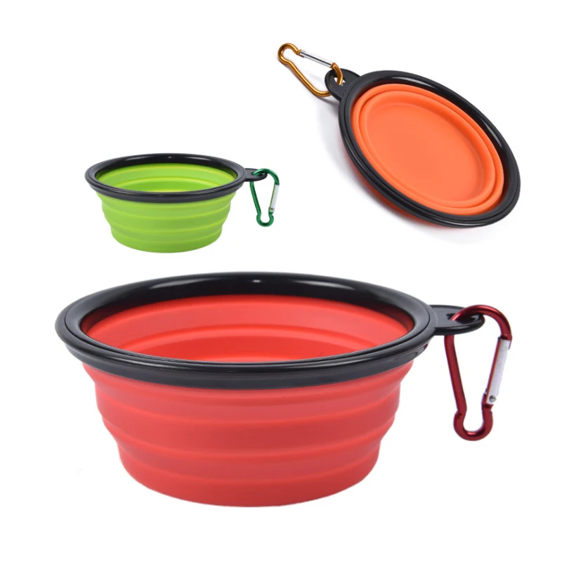 

PickPet Foldable Expandable Collapsible Dog Bowls Cup Dish for Pet Cat Hiking