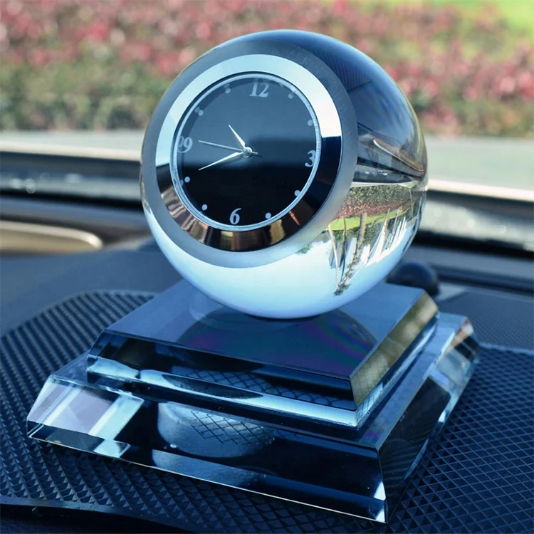 

Crystal Ball Perfume Diffuser Car Holder Car Perfume Holder Perfume Holder For Car With Clock