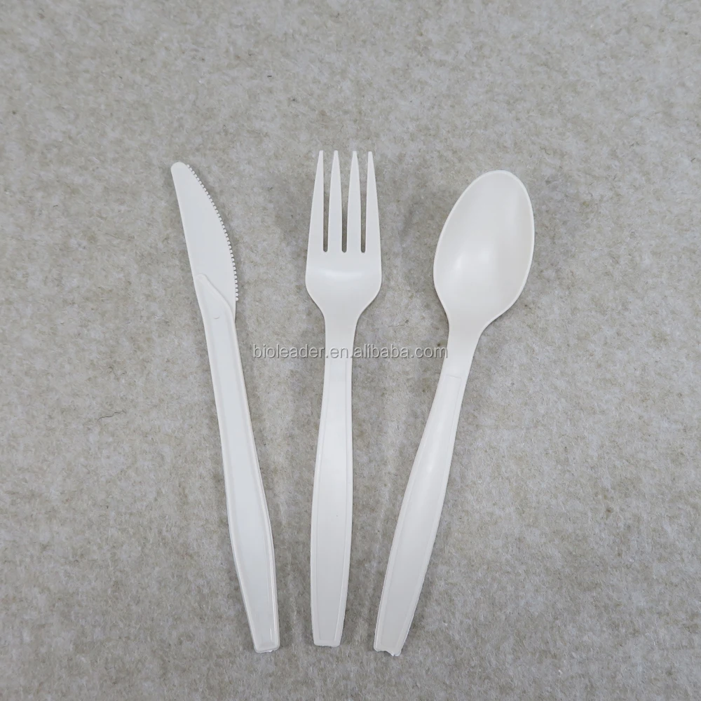 

Biodegradable Compost Disposable Cornstarch CPLA Cutlery