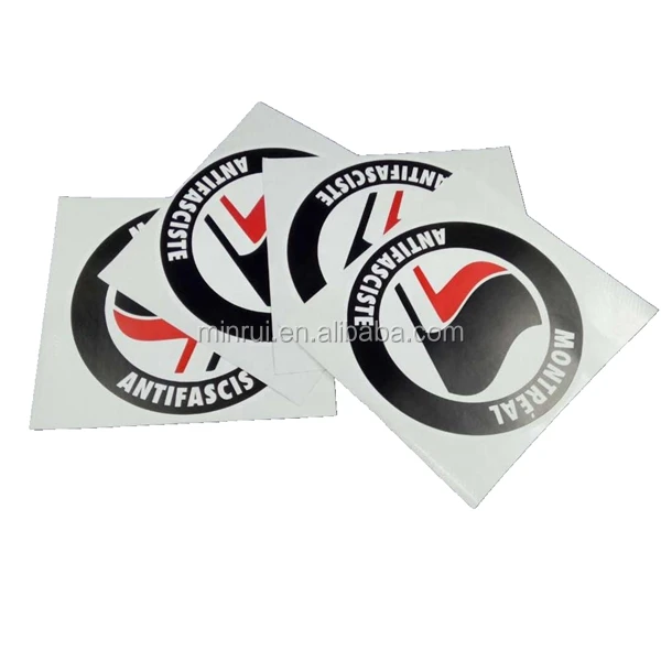 
Custom Cartoon Design Printed Self Destructive Vinyl Eggshell Stickers for Graffiti Art 