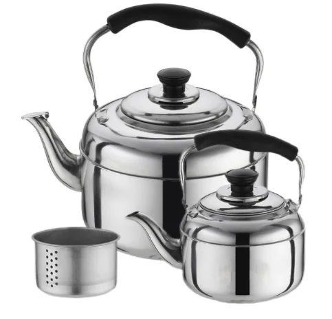 

Stainless Steel Hot Water Kettle Whistling Fast Kettle 1.8l Electric Stainless Steel Water Kettle Retro, Grey