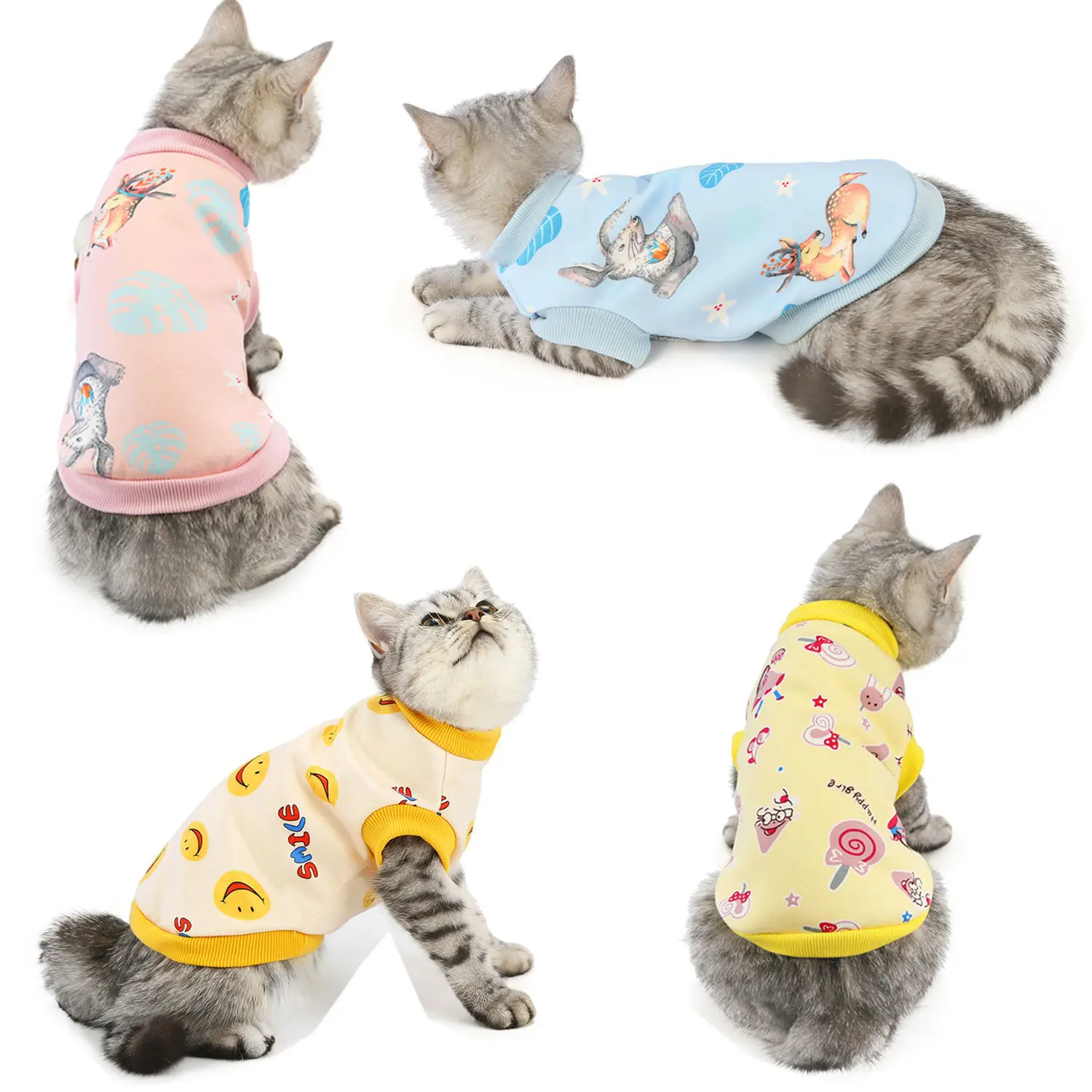 

HY Mascotas Wholesale Fashion Designers Soft Comfortable Cat Clothes New fashions sell like hot cakes, As photo