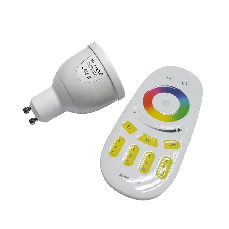 Remote Control Smart Light Gu10 Mr16 Base Led Wifi Control Rgb Milight Bulb Lamp