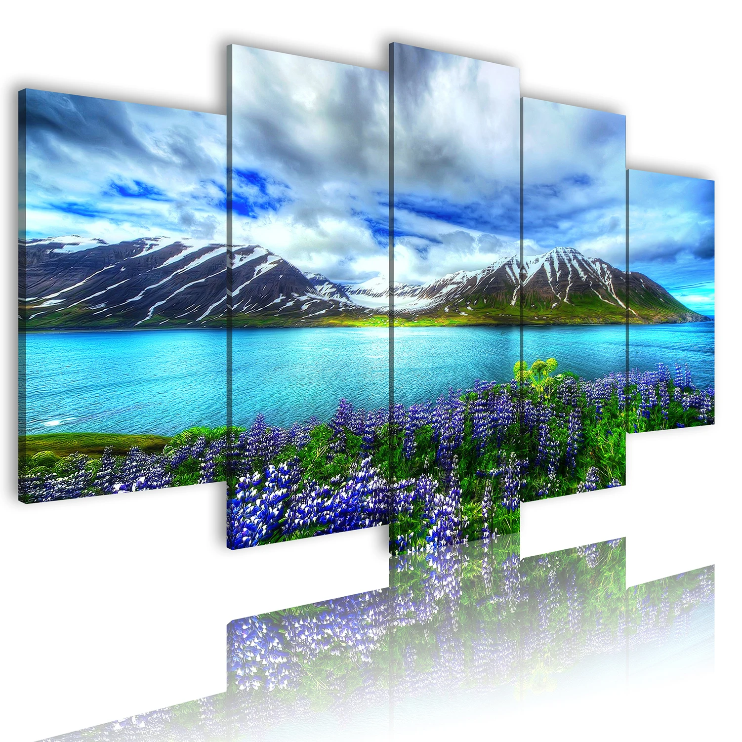 

Canvas Art Abstract Oil Painting Islamic Easy Landscape European Home Pop Modern Decoration Waterfall Wall Decor