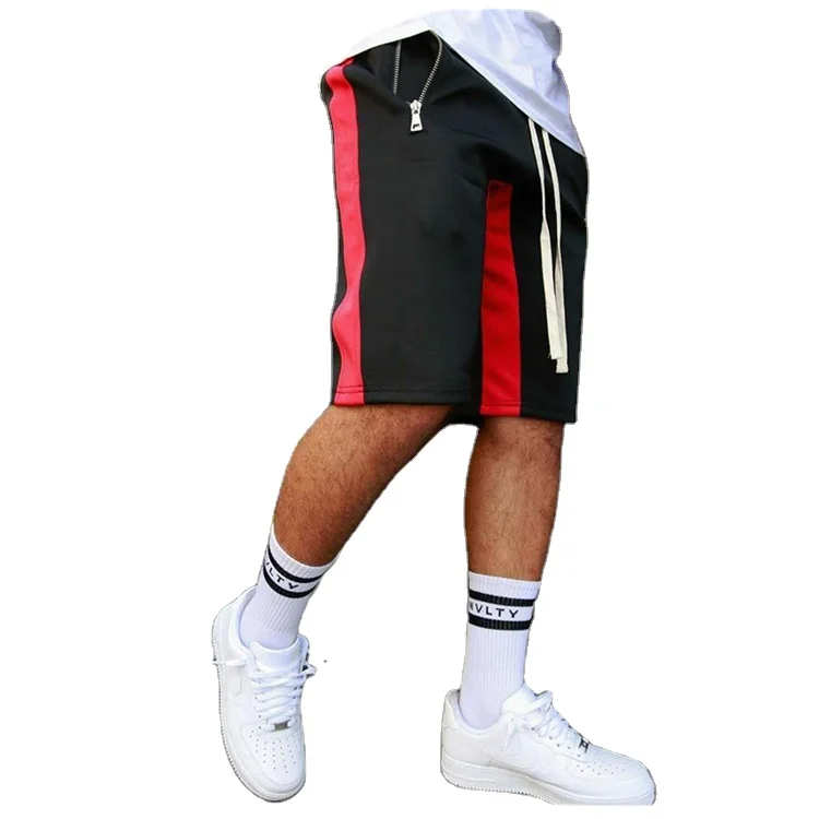 

Custom Casual Zipper Hot Shorts Men Track Running Shorts Pants Fitness Sweat Shorts Men, Black, red, navy, gray